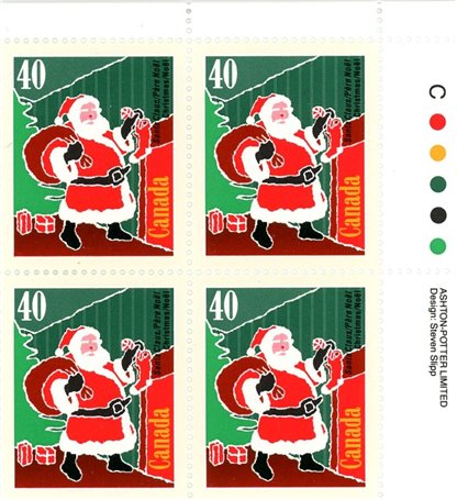 Canada Stamp PB#1339 - Santa Claus (1991) 40¢ - Image 2