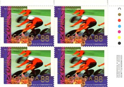 Canada Stamp PB#1522 - Cycling (1994) 88¢