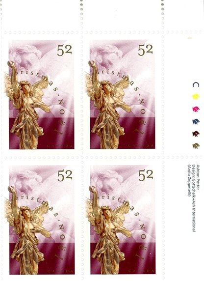 Canada Stamp PB#1765 - Adoring Angel (1998) 52¢ - Image 2