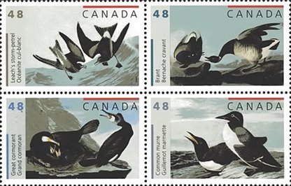 Canada Stamp #1982a - John James Audubon's Birds-1 (2003) 4 x 48¢ - Image 2