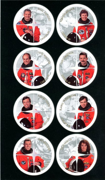 Canada Stamp #1999 (BK276)- Canadian Astronauts (2003) 8 x 48¢ - Image 2