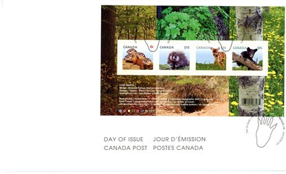 Canada OFDC#2602 - Baby Wildlife Definitives (2013) $4.92 - Image 2