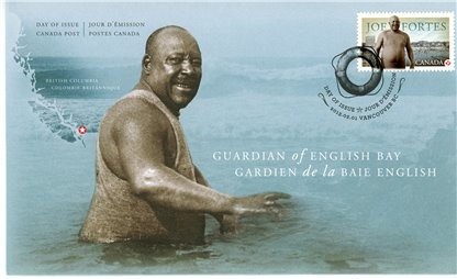 Canada FDC#2620 - Joe Fortes (1863-1922) (2013) P (63¢) - Image 2