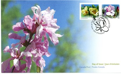 Canada FDC#2624-2625 - Magnolias (2013) 2 x P (63¢)