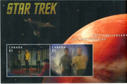 Canada Stamp #2922 - Star Trek (2016) $10