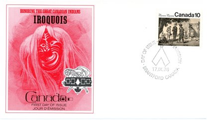 Canada FDC#579 - Iroquoian Encampment (1976) 10¢ - Image 2