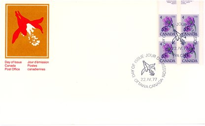 Canada FDC#709 - Hepatica (1977) 4¢