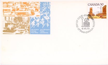 Canada FDC#723 - Prairie Street Scene (1978) 50¢