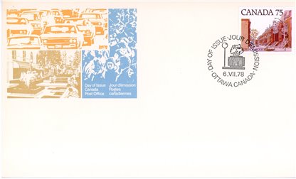 Canada FDC#724 - Row Houses (1978) 75¢