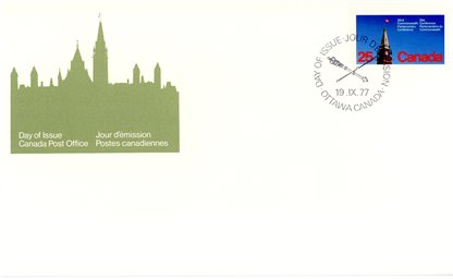 Canada FDC#740 - Peace Tower (1977) 25¢