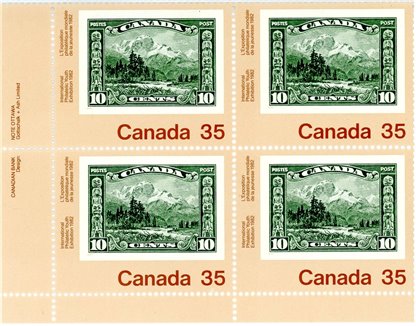 Canada PB#912 - Mount Hurd (No. 155) (1982) 35¢ - Image 2