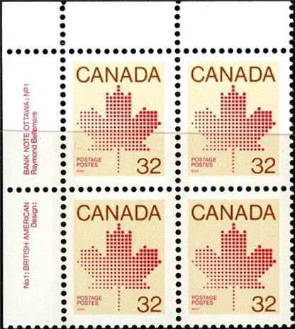 Canada Stamp #924 - Maple Leaf (1983) 32¢ - Image 2