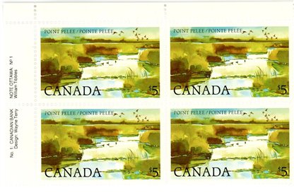 Canada Stamp PB#937 - Point Pelee (1983) $5 - Image 2