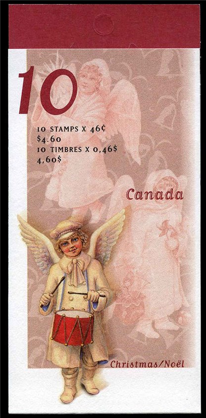 Canada Stamp Booklet - #BK222 Angel with drum (1999) 10 x 46¢ - Image 3