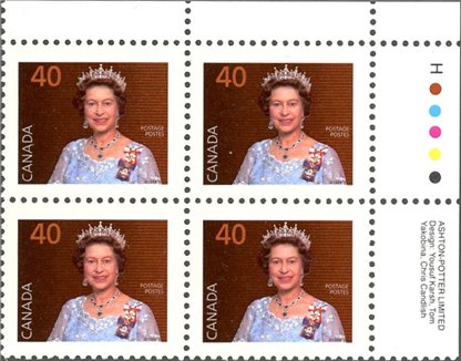 Canada PB#1168i - Queen Elizabeth II (1991) 40¢ - Image 2