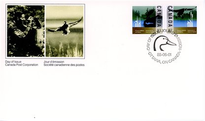 Canada OFDC #1205a - Wildlife Conservation (1988) 2 x 37¢ - Image 2