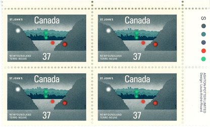 Canada PB#1214 - St. John's Harbour (1988) 37¢ - Image 2