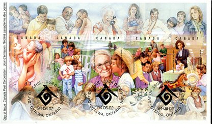 Canada FDC#1523 -(1994) UN International Year of the Family - Image 2