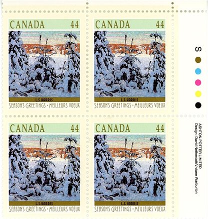 Canada Stamp PB#1257 - Snow II (1989) 44¢ - Image 2