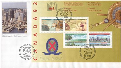 Canada FDC#1407a - Canada 92 (1992) 2 x 42¢, 1 x 48¢, 1 x 84¢ - Image 2