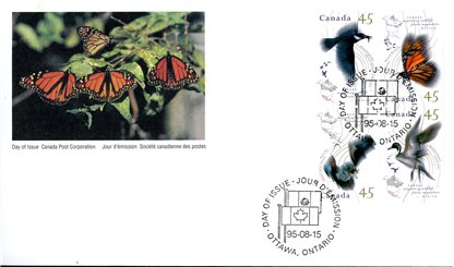 Canada OFDC 1995 --#1563-66