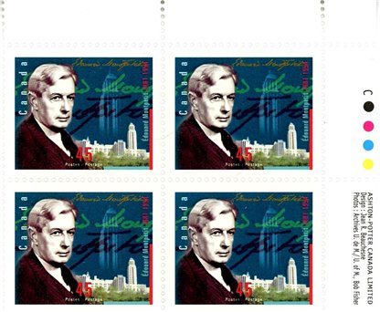 Canada Stamp #1617 - Édouard Montpetit (1881-1954), educator (1996) 45¢ - Image 2