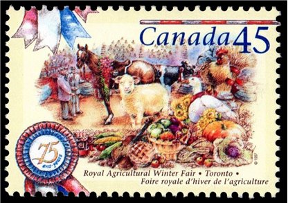 Canada Stamp #1672 - Collage of events at the fair (1997) 45¢ - Image 2