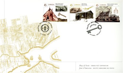 Canada Stamp #1755 - Housing in Canada (1998) 9 x 45¢ - Image 4