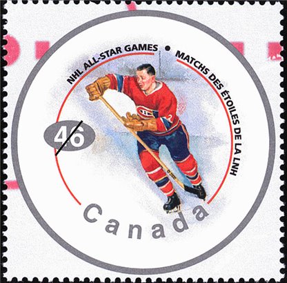 Canada Stamp #1838d - Doug Harvey (1924-1989) (2000) 46¢ - Image 2