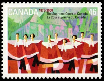 Canada Stamp #1847 - The Assembled Supreme Court Justices (2000) 46¢ - Image 2