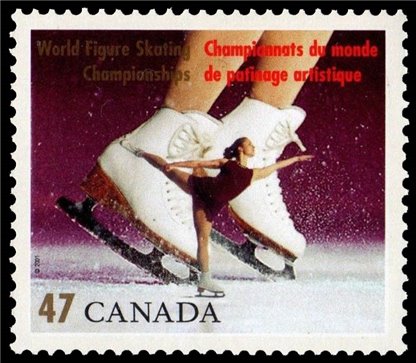 Canada Stamp #1899 - Women's singles (2001) 47¢ - Image 2