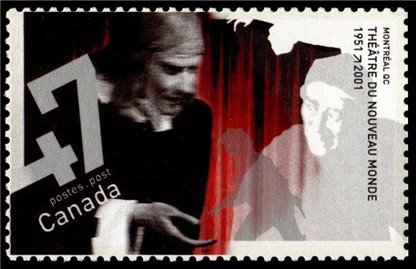 Canada Stamp #1919 - Théâtre du Nouveau Monde, Montréal (2001) 47¢ - Image 2