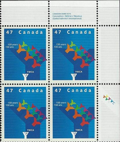 Canada PB#1925 - YMCA in Canada (2001) 47¢