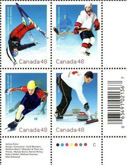 Canada PB#1939a - 2002 Olympic Winter Games (2002) 4 x 48¢