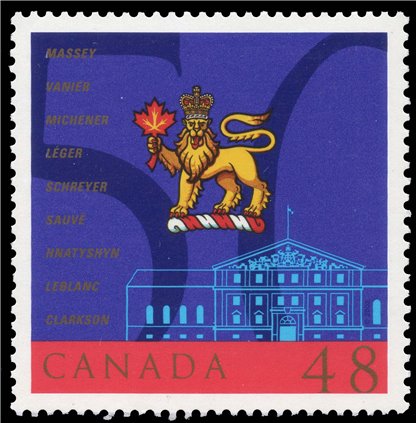 Canada Stamp SHEET#1940 - Canadian Governors General (2002) 48¢ - Image 2