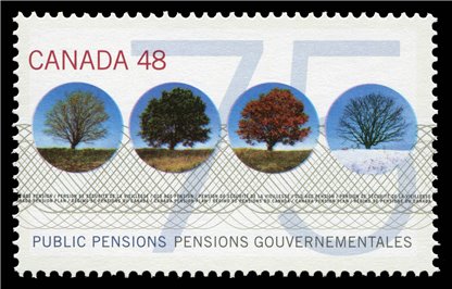 Canada Stamp SHEET#1959 - A tree depicted in 4 seasons (2002) 48¢ - Image 2