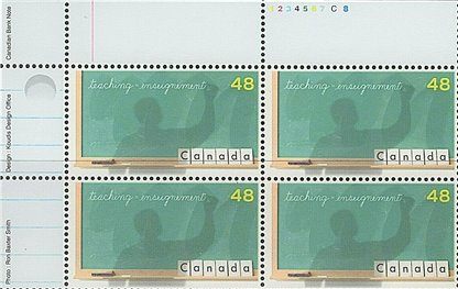 Canada PB#1961 - Teacher writing on blackboard (2002) 48¢