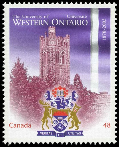 Canada Stamp #1974 - University of Western Ontario (2003) 48¢