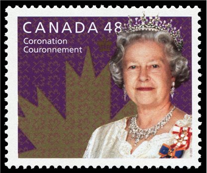 Canada Stamp #1987 - Queen Elizabeth II (2003) 48¢