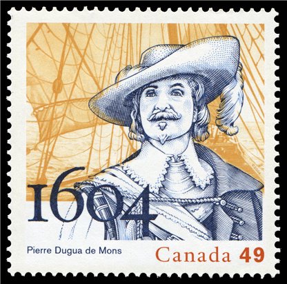 Canada Stamp #2044 - Pierre Dugua, Sieur de Mons (2004) 49¢ - Image 2