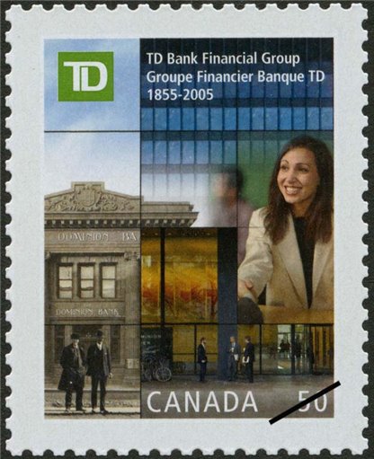 Canada Stamp #2094 - TD Bank (2005) 50¢ - Image 2