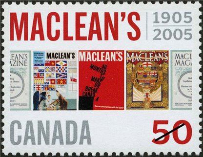 Canada Stamp #2104 - Magazine covers (2005) 50¢