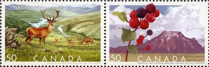 Canada Stamp SHEET#2106a - Biosphere Reserves (2005) 2 x 50¢ - Image 2