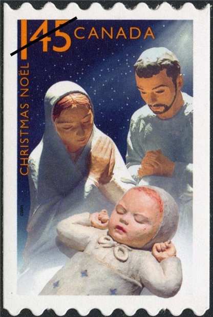 Canada Stamp #2127i - Mary, Joseph, baby Jesus (2005) $1.45 - Image 2