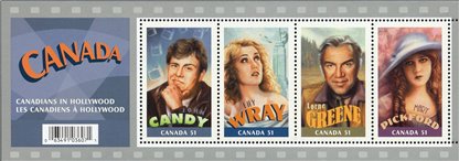 Canada Stamp #2153 - Canadians in Hollywood (2006) 4 x 51¢ - Image 2