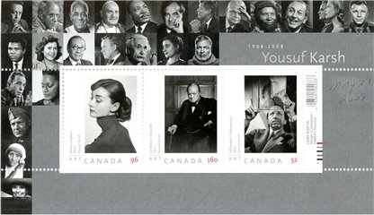 Canada Stamp #2271 - Art Canada: Yousuf Karsh (2008) 1 x 52¢, 1 x 96¢, 1 x $1.60 - Image 2