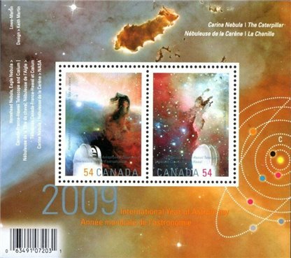 Canada Stamp #2323 - International Year of Astronomy (2009) 2 x 54¢