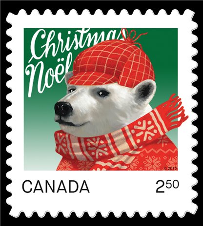 Canada Stamp #2883I - Polar Bear (2015) $2.50