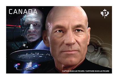 Canada Stamp # 2987i - Captain Jean-Luc Picard vs. Locutus of Borg (2017) - Image 2