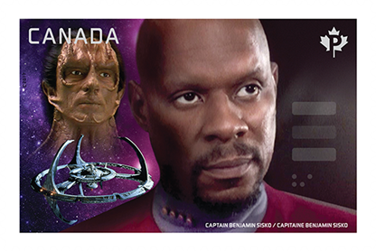 Canada Stamp # 2988i- (Star Trek) Captain Benjamin Sisko vs. Dukat (2017) - Image 2